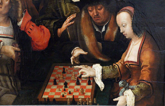 Lucas van Leyden, The Chess Game