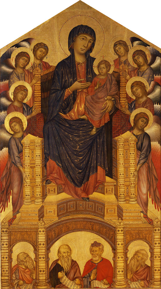 Maestá di Santa Trinita, Cimabue