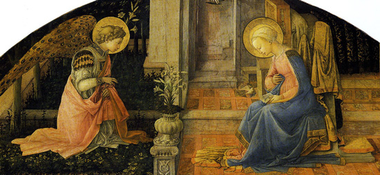 Annunciation, Lippi