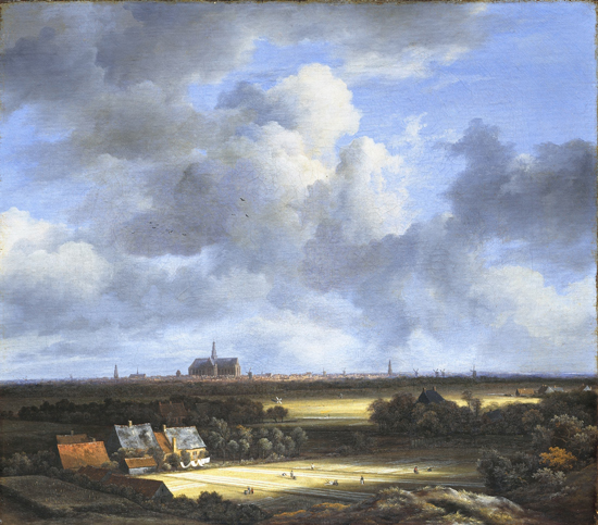 View of Haarlem with the Bleaching Fields, Jacob van Ruisdael