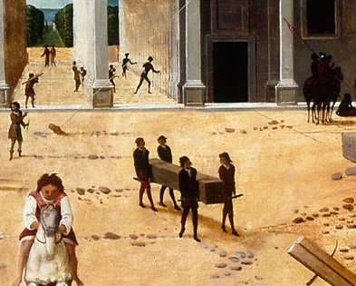 Building of a Palazzo, Piero di Cosimo