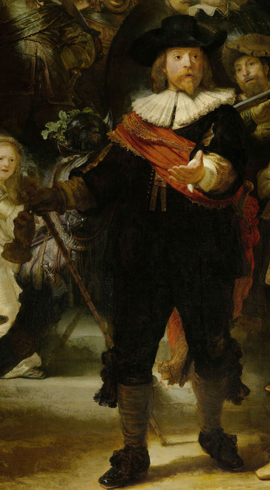 Rembrandt, The Nightwatch, detail