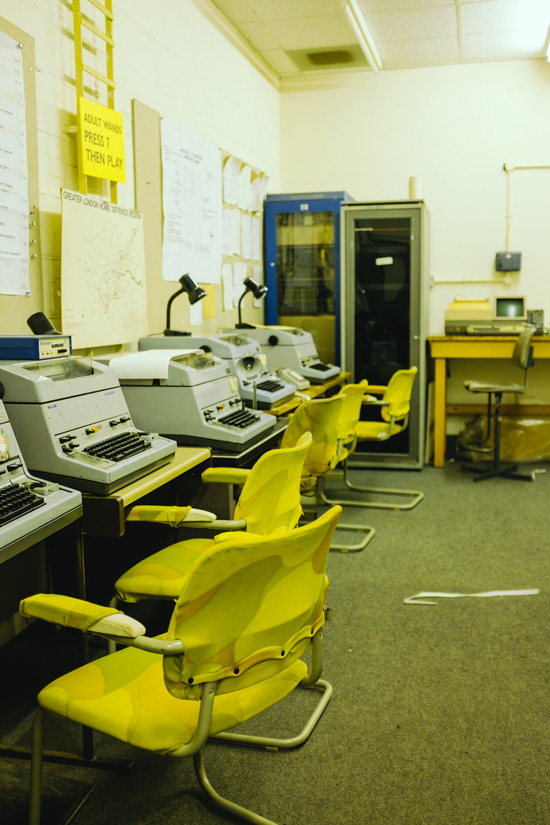 Interior of Kelvedon Hatch Nuclear Bunker