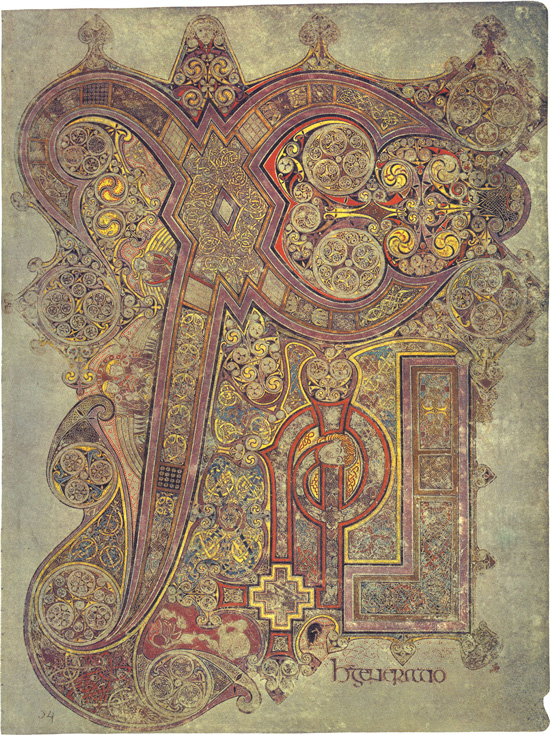 Chi-Rho page, Book of Kells