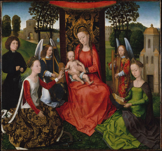 Mystic Marriage of St. Catherine, Hans Memling