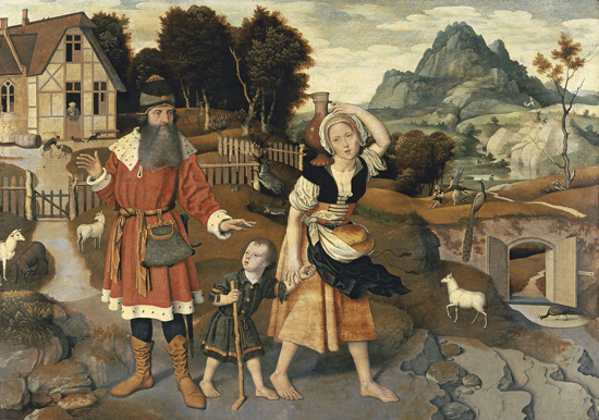 Jan Mostaert, Abram Expelling Hagar and Ishmael