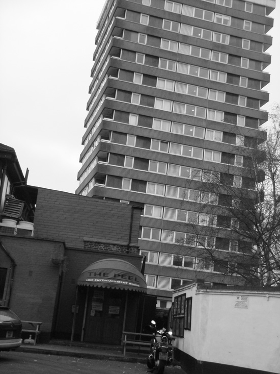 Tower block, Cambridge Estate
