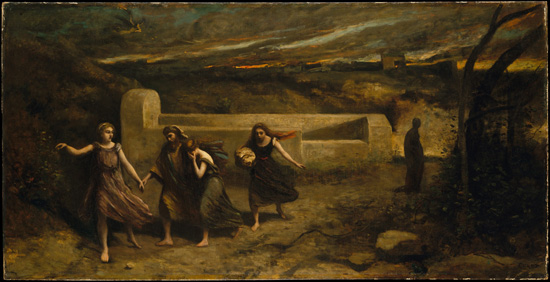 Burning of Sodom, Camille Corot