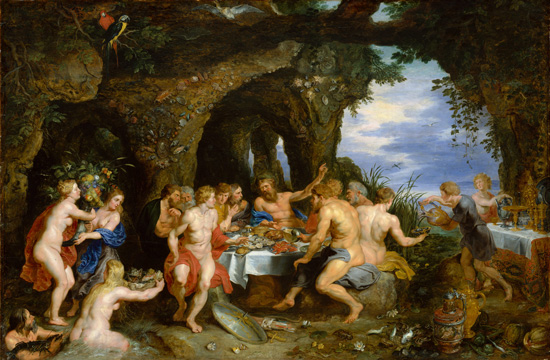 Feast of Acheloüs, Rubens and Jan Breughel