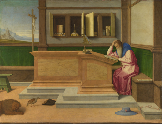 St. Jerome in his Study, Vincenzo Catena