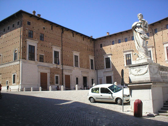 Palazzo Ducale, Urbino, Facade