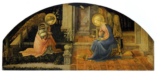 Annunciation, Filippo Lippi