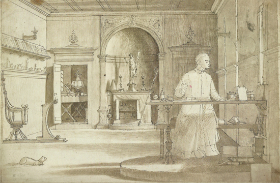 St. Augustine (preparatory sketch), Vittore Carpaccio